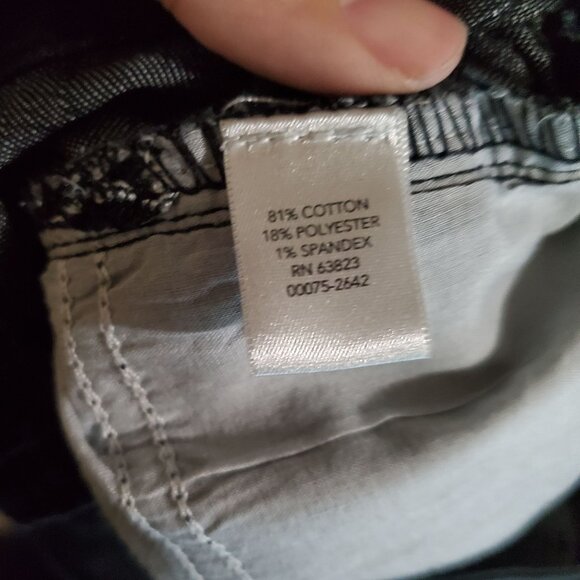 Christopher & Banks Jeans Womens Size 10 Black Embellished Pockets Stretch Slim - Picture 3 of 12